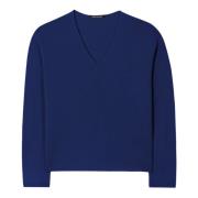 Stijlvolle Gebreide Kleding Luisa Cerano , Blue , Dames