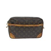 Pre-owned Canvas louis-vuitton-bags Louis Vuitton Vintage , Brown , Da...