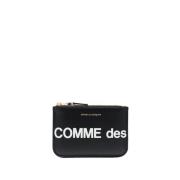 Logo-Print Pouch Comme des Garçons , Black , Heren