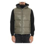 Gewatteerd Hooded Dexter Vest met Glanseffect Save The Duck , Green , ...