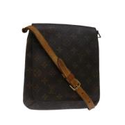 Pre-owned Canvas louis-vuitton-bags Louis Vuitton Vintage , Brown , Da...