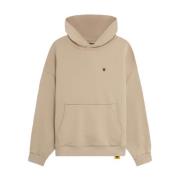 Stijlvolle Unisex Hoodie in Zand A Paper Kid , Beige , Heren