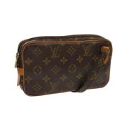 Pre-owned Canvas louis-vuitton-bags Louis Vuitton Vintage , Brown , Da...