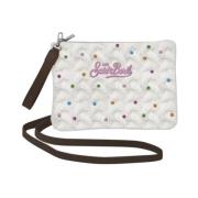 Tricot en strass clutch tas MC2 Saint Barth , White , Dames