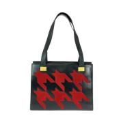 Pre-owned Leather totes Celine Vintage , Black , Dames