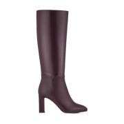 Aubergine Sellier Laarzen Aquazzura , Purple , Dames