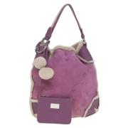 Pre-owned Cotton shoulder-bags Bally Pre-owned , Purple , Dames