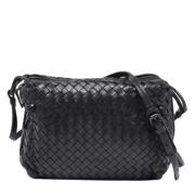 Pre-owned Leather crossbody-bags Bottega Veneta Vintage , Black , Dame...