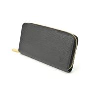 Pre-owned Leather wallets Louis Vuitton Vintage , Black , Dames