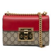 Pre-owned Fabric crossbody-bags Gucci Vintage , Beige , Dames