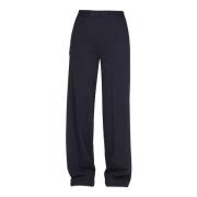 Casual broek in katoenmix Semicouture , Blue , Dames