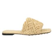 Fabric sandals Bottega Veneta , Brown , Dames