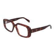 Vierkante montuur bril Celine , Brown , Unisex