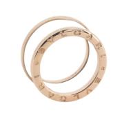 Pre-owned Metal rings Bvlgari Vintage , White , Dames