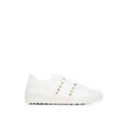 Witte Rockstud Untitled Sneakers Valentino Garavani , White , Heren