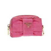 Pre-owned Nylon prada-bags Prada Vintage , Pink , Dames