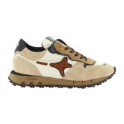 Beige Sneakers Model 3046 S.run Ama Brand , Beige , Heren