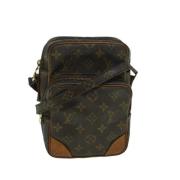 Pre-owned Canvas louis-vuitton-bags Louis Vuitton Vintage , Brown , Da...