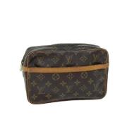 Pre-owned Canvas louis-vuitton-bags Louis Vuitton Vintage , Brown , Da...