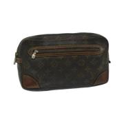 Pre-owned Canvas louis-vuitton-bags Louis Vuitton Vintage , Brown , Da...