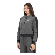 Zwarte Zip T7 Dames Sweater Puma , Gray , Dames