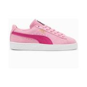 Roze Leren Sneakers Puma , Pink , Dames