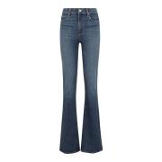 Laurel Canyon High Rise Jeans Paige , Blue , Dames