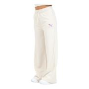 Klassieke sportieve wijde broek Puma , White , Dames