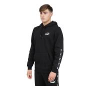 Zwarte Hoodie Essentials+ Heren Street Style Puma , Black , Heren