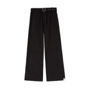 Wide Trousers Jil Sander , Black , Heren