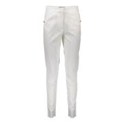 Witte Damesbroek met Haak en Rits Just Cavalli , White , Dames