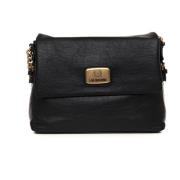 Schoudertas met Logo en Handvat Love Moschino , Black , Dames