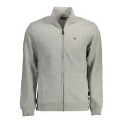 Hoodie met rits Grijs Heren Napapijri , Gray , Heren