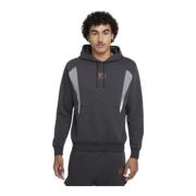 Heren Logo Hoodie Air PO Nike , Gray , Heren