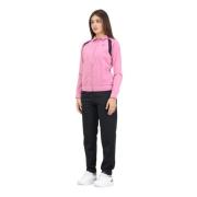 Klassieke Tricot Trainingspak Zwart Roze Vrouwen Puma , Multicolor , D...