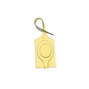 Leren Heren Sleuteletui Accessoires Trussardi , Yellow , Heren