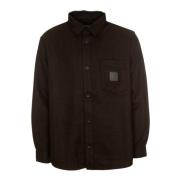 Zwaar wollen overhemd met Kent-kraag Carhartt Wip , Brown , Heren