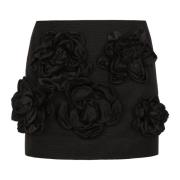 Bloemen Ottoman Rok Dolce & Gabbana , Black , Dames