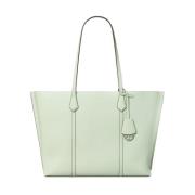 Triple Compartment Tote Bag Meadow Mist Tory Burch , Green , Dames