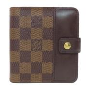 Pre-owned Canvas wallets Louis Vuitton Vintage , Brown , Dames