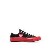 Chuck 70 Zwart/Rood/Ooievaar Sneakers Comme des Garçons , Black , Here...