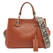 Pre-owned Leather totes Armani Pre-owned , Brown , Dames