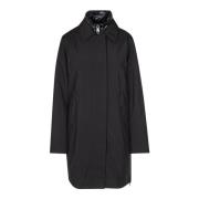 Gewatteerde technische trenchcoat met rits People of Shibuya , Black ,...