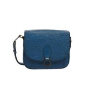 Pre-owned Leather louis-vuitton-bags Louis Vuitton Vintage , Blue , Da...