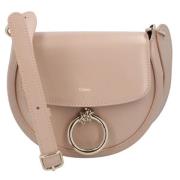 Leather shoulder-bags Chloé , Beige , Dames