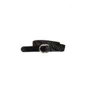 Leren Riem Accessoires - Stijlvol Model Byblos , Black , Dames