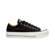 Verhoogde Canvas Sneakers Converse , Black , Dames