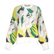 Dames Witte Longsleeve Top Desigual , Multicolor , Dames