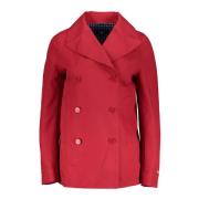 Rode sportieve damesjas met lange mouwen Gant , Red , Dames