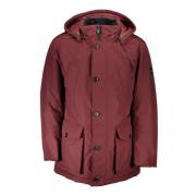 Rode Herenjas met Afneembare Capuchon Hugo Boss , Red , Heren